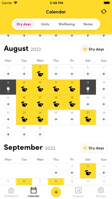 Capturas de pantalla de TRY DRY: The Dry January app